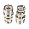 Picture of BNC Male to UHF Female SO-239 SO239 Adapter 4pcs RF coaxial Coax Connector