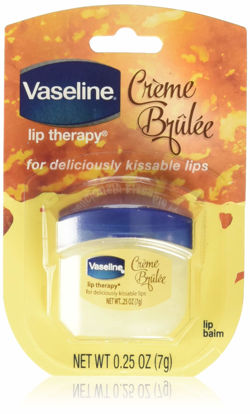 Picture of Vaseline Lip Therapy Lip Balm, Creme Brulee 0.25 oz (Pack of 4)