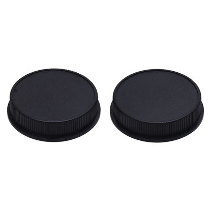 Picture of Camera Rear Lens Cap, 2Pcs L Mount Camera Rear Lens Cap Protective Rear Lens Cover for SL T Cameras