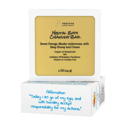 Picture of Positive Intent Beauty, Mental Yoni Affirmation Soap, Cleanse with Antioxidant Fruit Juice Extract, Nourish, and Soften Skin, 5oz