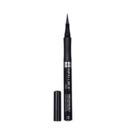 Picture of L’Oréal Paris Cosmetics Infallible Grip Precision Felt Eyeliner, Smudge Resistant, Long Lasting Waterproof Eyeliner, Black, Black, 0.03 fl oz