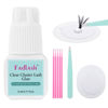 Picture of Cluster Lash Glue Individual Lash Glue 3-5S for Beginners 7-15 Days Long Lasting Clear Eyelash Glue DIY Eyelash Extension Glue Waterproof Lash Extension Glue for Self Application 5ml