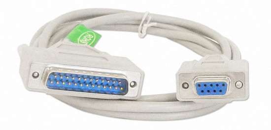 Picture of Your Cable Store 6 Foot DB9 Female / DB25 Male Serial Port Cable RS232