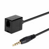 Picture of VoiceJoy Female RJ9/RJ22 Headset to Male 3.5mm Cell Phone Adapter - Convert RJ9 Headphone to Mobile Phones Most Android Smartphones with 3.5mm Jack