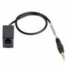 Picture of VoiceJoy Female RJ9/RJ22 Headset to Male 3.5mm Cell Phone Adapter - Convert RJ9 Headphone to Mobile Phones Most Android Smartphones with 3.5mm Jack