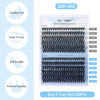 Picture of Individual Lashes Large Tray 240pcs 0.07mm 30D+40D D Curl Mix 8-16mm Inidividual Lashes Cluster Soft&Natural Cluster Lashes Mink Lash Cluster Mixed Tray False Eyelashes By GEMERRY(30D/40D-D, 8-16 Mix)