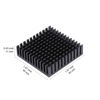 Picture of 4PCS 40mm Heatsink Kit 40x40x11mm + Thermal Conductive Adhesive Tape, Aluminum Heat Sink Radiator Cooler for Cooling 3D Printer nema 17 TEC1-12706 Thermoelectric Peltier 40mmx40mmx11mm (4 Pieces)