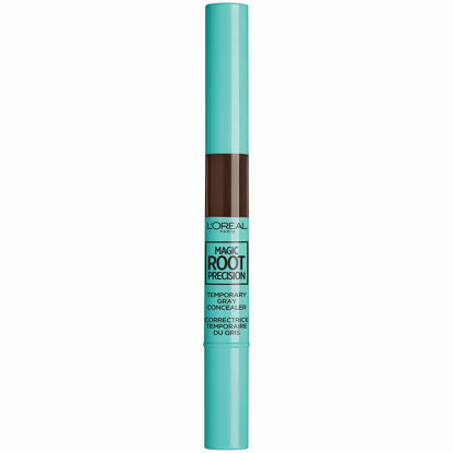 Picture of L’Oréal Paris Magic Root Precision Temporary Gray Hair Color Concealer Brush, 5 Medium Brown, 0.05 fl; oz.