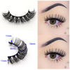 Picture of Veleasha Russian Strip Lashes DD Curl False Eyelashes Fluffy Wispy Faux Mink Lashes 10 Pairs Pack (D02)