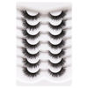 Picture of Veleasha Cat Eye Lashes False Eyelashes Natural Look Wispy Lashes Fluffy Handmade Fake Eyelashes Faux Mink Lashes 7 Pairs Pack (614)