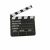 Picture of KKBES Action Cut Board Wooden Director's Film Movie Slateboard Clapper Compact Movie Clapboard Wooden Director Board Hollywood Themed Movie Scene Marker Clapper Decoration