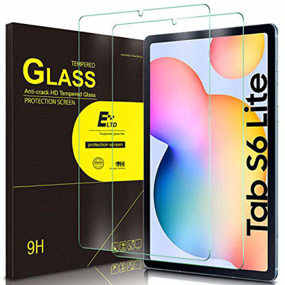 Picture of ELTD (2Pack) Screen Protector for Samsung Galaxy Tab S6 lite 10.4 inch HD Tempered Glass/Easy Installation Screen Protector for The New Samsung Galaxy Tab S6 lite 10.4 inch 2020 Release Tablet