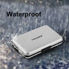 Picture of YOUKaDa Metal Memory Card Case SD Card Holder Water-Resistant Pocket-Sized SD Holder for 8 SD Cards & 8 Micro SD Cards (Silver)