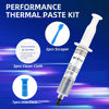 Picture of 0.7oz / 20g HY710 3.17 W/MK Thermal Paste Tube Kit, High-Performance Thermal Compound Paste Silver Silicone Grease Heatsink for CPU, Processor, Computer, PS4, All Cooler Master