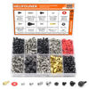 Picture of HELIFOUNER 450 Pieces Computer Standoffs Screws Assorted Kit for 2.5" SSD, Hard Drive, Computer Case, Motherboard, Fan Power Graphics with Screwdriver