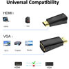 Picture of UVOOI HDMI to VGA Adapter 2-Pack, HDMI to VGA Converter Male to Female Video Monitor Connector 1080P@60Hz for Computer, Laptop, PC, Monitor, Projector, HDTV, and More(Not Bidirectional)