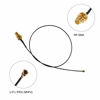 Picture of 2 x 8dBi 2.4GHz 5GHz 5.8GHz Dual Band WiFi RP-SMA Male Antenna+2 x 35CM U.FL/IPEX to RP SMA Female Pigtail Cable for Mini PCIe Card Wireless Routers PC Repeater Desktop FPV UAV Drone PS4 Build