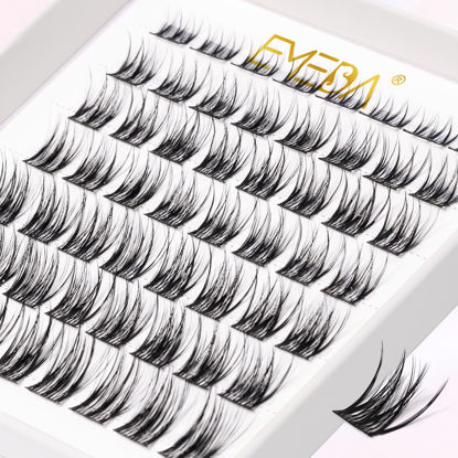 Picture of D Curl Lash Clusters Individual Lashes Lash Extension Clusters DIY Lash Extensions Eyelash Clusters Cluster Eyelash Extensions Lash Clusters D Curl By EMEDA(Mix 8-16mm D Curl Natural Luckies)