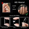 Picture of 500PCS Square Nail Tips Full Cover Clear Fake Nail Tips for Acrylic Nails, Size 1~10