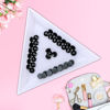 Picture of Jollin Hot Fix Crystal Flatback Rhinestones Glass Diamantes Gems 7.2mm(34ss 288pcs, Jet)