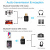 Picture of SZMDLX USB Bluetooth 5.0 Transmitter Receiver 3 in 1, HiFi Wireless Audio Adapter, 3.5mm Bluetooth Auxiliary Adapter for car TV Headset PC Home Stereo