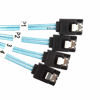 Picture of OIKWAN Internal Mini SAS to SATA Cable (SFF-8087 to 4SATA Forward Breakout) 1.6 Feet