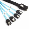 Picture of OIKWAN Internal Mini SAS to SATA Cable (SFF-8087 to 4SATA Forward Breakout) 1.6 Feet