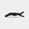Picture of Framar Gator Grips Black Styling Hair Clips - Set of 4 Professional Hair Clips with Hair Styling and Sectioning - Wide Teeth & Durable for Hair Salon