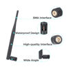 Picture of Fosi Audio Bluetooth Antenna WiFi SMA Male PC 2.4GHz 6dBi Single Band Boost Bluetooth Audio Range for Home Office Wireless Network Router IP Camera Amplifier Wireless Range Extender 2 Pack (SMA-Male)