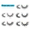 Picture of Fairy Strip Lashes 5 Styles Mixed Natural Wispy Faux Mink Eyelashes Spiky Strip Lashes Lash Extension Look Cat Eye 3D Volume Lashes 10 Pairs Pack by Yawamica