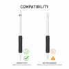 Picture of Delidigi Apple Pencil Grip 3 Pack Ergonomic Silicone Sleeve Accessories Compatible with Apple Pencil 1st and 2nd Generation (White, Black, Midnight Blue)