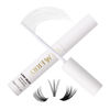 Picture of GEMERRY Lash Glue Long Lasting Cluster Lash Glue Super Strong White Lash Bond for Sensitive Eyes Waterproof Individual Lash Glue for Lash Clusters