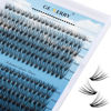 Picture of Lash Clusters 240pcs GEMERRY Individual Lashes 0.07mm 20P+30P D Curl Mix 8-16mm Cluster Lashes Natural Soft Mixed Tray Eyelash Clusters DIY Eyelash Extensions