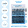 Picture of Lash Clusters 240pcs GEMERRY Individual Lashes 0.07mm 20P+30P D Curl Mix 8-16mm Cluster Lashes Natural Soft Mixed Tray Eyelash Clusters DIY Eyelash Extensions