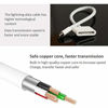 Picture of [Apple MFi Certified] Lightning to 30 Pin Adapter for iPhone, 8 Pin to 30 Pin Charging and Data Transfer Converter Compatible with iPhone 14 13 12 11 Xs X 8 7 6 5 4 iPad iPod No Audio Support (White)