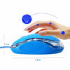 Picture of Kids Mouse for Laptop USB Ergonomic Mouse Wired Optical Mice for PC Mouse Blue Color 1.5M Cable by SOONGO