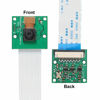 Picture of 2 Pieces 5 Megapixels 1080p Sensor OV5647 Mini Camera Module with 6 Inch 15 Pin Ribbon Cable Compatible with Raspberry Pi Model A B B+, Pi 2 and Raspberry Pi 3, 3 B+, Pi 4