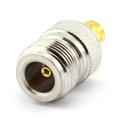 Picture of DGZZI 2-Pack N Female to SMA Male RF Coaxial Adapter N to SMA Coax Jack Connector
