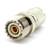 Picture of DGZZI 2-Pack TNC Male to UHF Female RF Coaxial Adapter TNC to UHF Coax Jack Connector