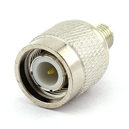 Picture of DGZZI 2-Pack TNC Male to SMA Female RF Coaxial Adapter TNC to SMA Coax Jack Connector