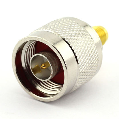 Picture of DGZZI 2-Pack N Male to SMA Female RF Coaxial Adapter N to SMA Coax Jack Connector