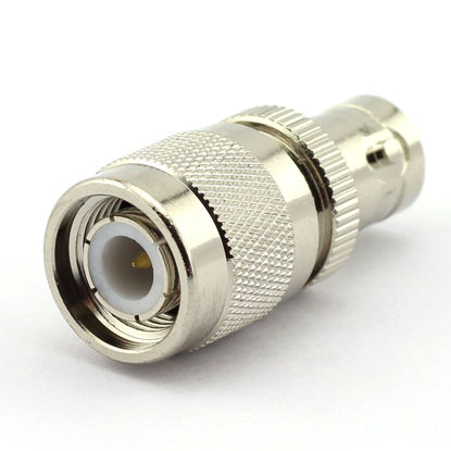 Picture of DGZZI 2-Pack TNC Male to BNC Female RF Coaxial Adapter TNC to BNC Coax Jack Connector