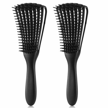 AmazerBath Wet Hair Brush for Women or Men, 2 Pack Detangling