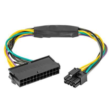 Picture of Main Power ATX 24 Pin to 8 Pin Adapter for Dell Optiplex 3020 7020 9020 Precision T1700