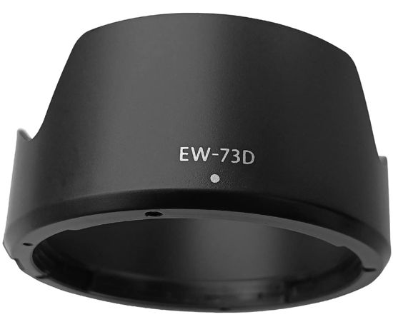 Picture of EW-73D Lens Hood Shade for Canon EOS RP for RF 24-105mm F4-7.1 is STM,EF-S 18-135mm f/3.5-5.6 is USM(Not for is or is STM),HUIPUXIANG 67mm Lens Hood