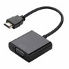 Picture of Moread HDMI to VGA with Audio, Gold-Plated Active HDMI to VGA Adapter (Male to Female) with Micro USB Power Cable & 3.5mm Audio Cable for PS4, MacBook Pro, Mac Mini, Apple TV and More - Black