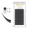 Picture of QUEWEL Eyelash Extension Supplies 0.03 D Curl 16mm Classic Individual Lash Extensions|Optinal 0.03/0.05/0.07/0.10/0.15/0.20 C/D Single 8-25mm Mix 8-14mm 15-20mm 20-25mm|(0.03 D 16mm)