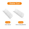 Picture of Volume Lash Extensions 3D-8D Premade Fans Eyelash Extensions Mixed Tray 9-16mm 12-15mm .07/.10 C/D Curl Premade Fans Volume Eyelash Extensions 8-20mm Long Stem Premade Lash Fans(4D .07C 15)