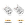 Picture of QUEWEL Volume Lash Extensions 5D 0.10mm D Curl Mix-8-15mm Short Stem Premade Fans Soft|Optinal 3D|4D|5D|6D|7D|8D 0.07/0.10mm C/D 8-20mm Mix-9-16mm 12-15mm 8-15mm|(5D 0.10D MIX8-15)