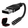 Picture of USB to 3.5mm Jack Audio Adapter, APETOO External Stereo Sound Card USB to Aux Jack Adapter Aux Dongle Cable Cord for Headphones Headset Earphones Mac Computer PC Laptop Desktop Windows PS4 PS5 Linux